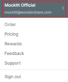 manage account