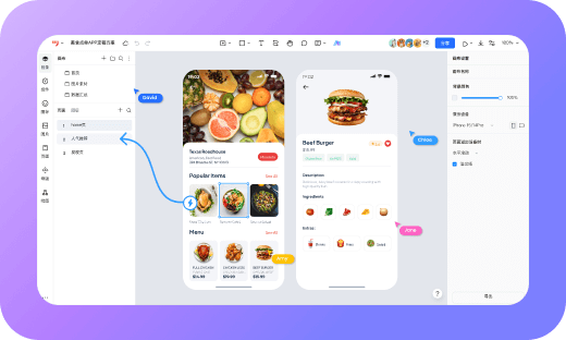 Several AI-generated mobile UI design options for a fitness app