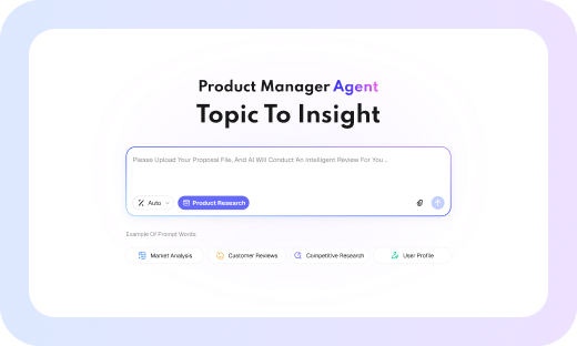 Research topic input in Mockitt AI