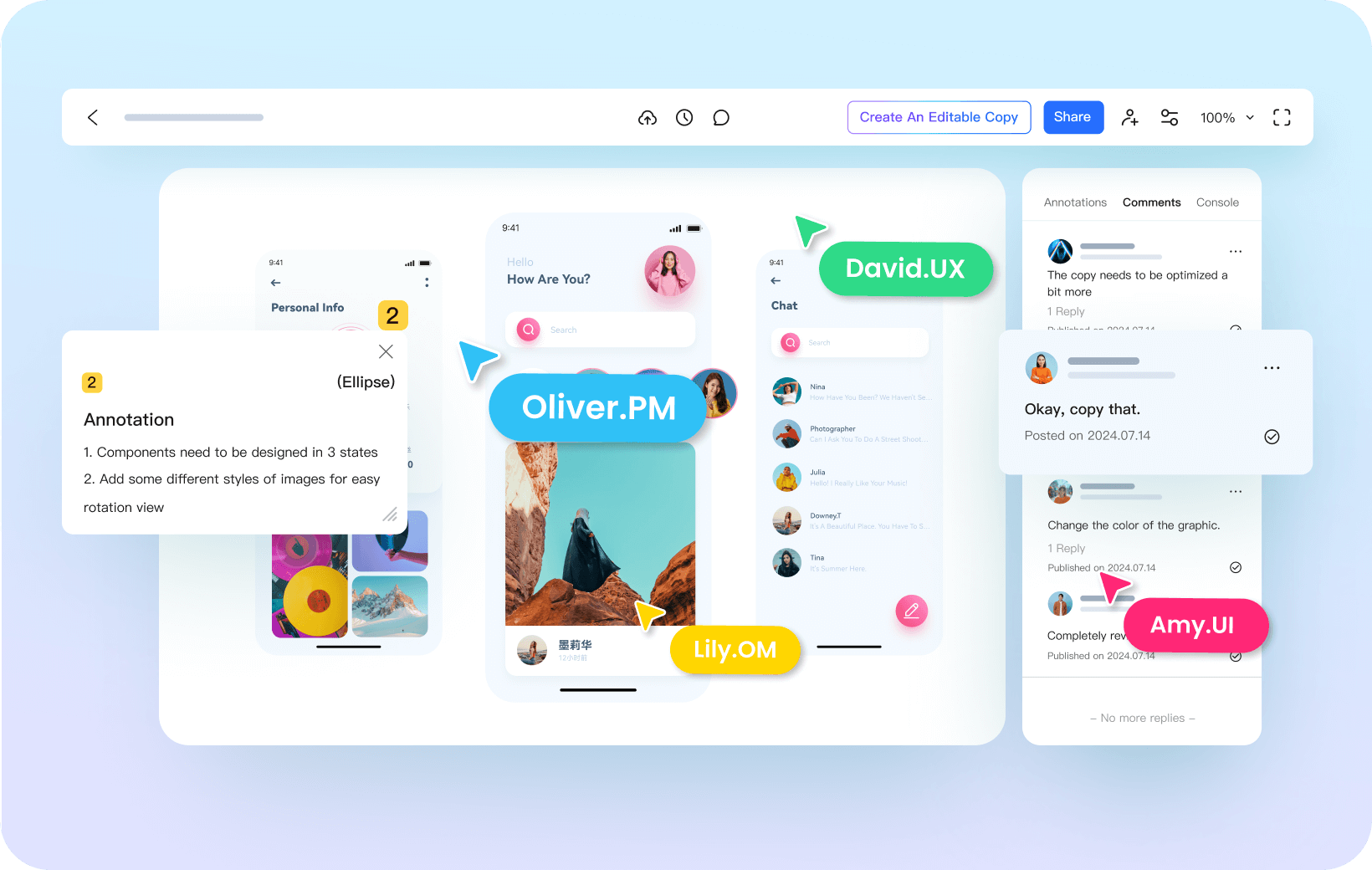 Mockitt real-time design collaboration