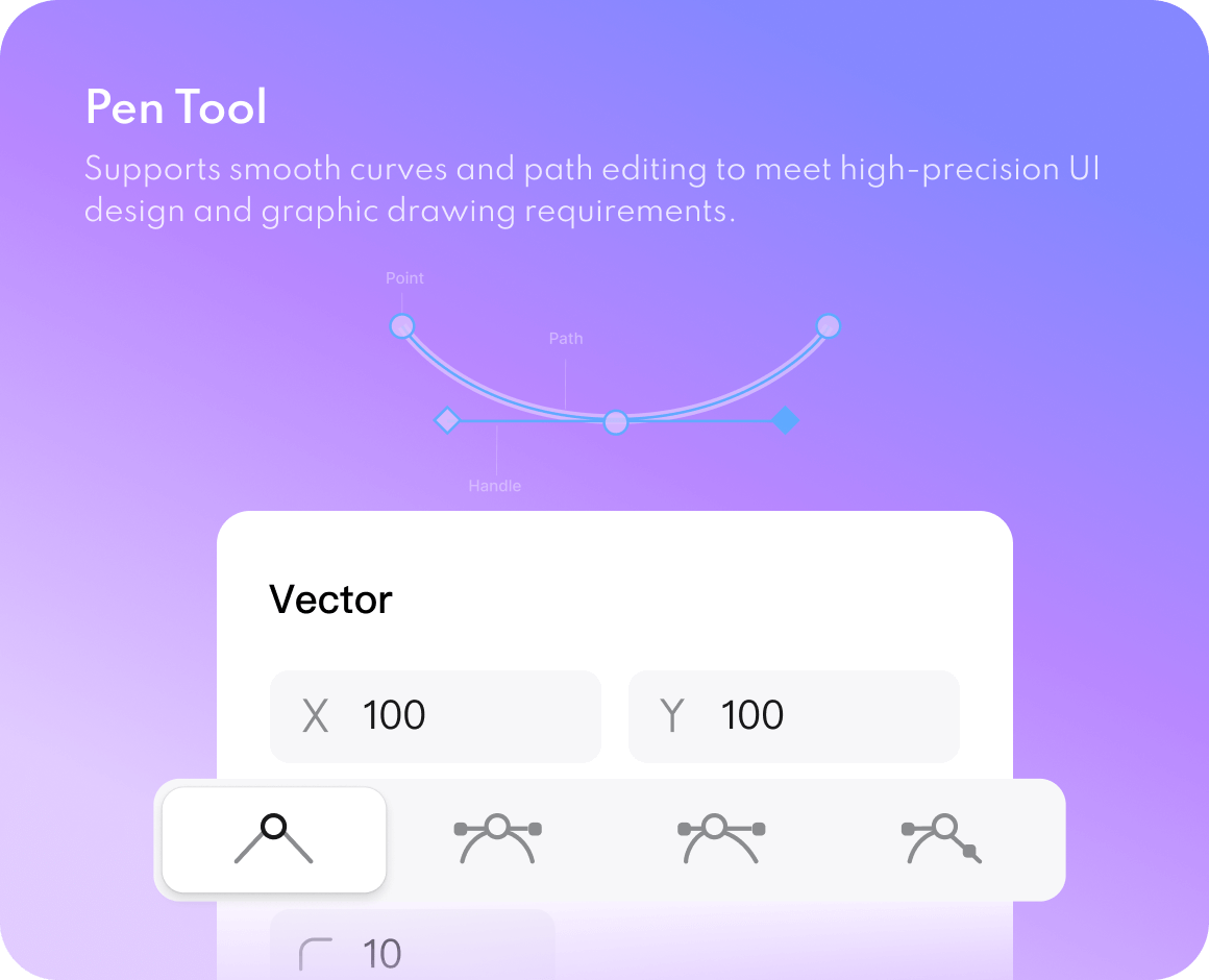 Component library interface preview