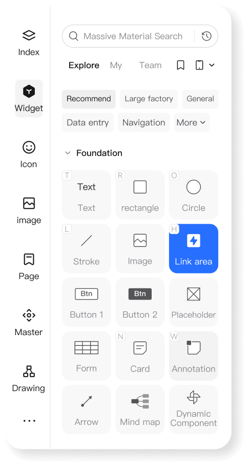 Mockitt prototype editor toolbar
